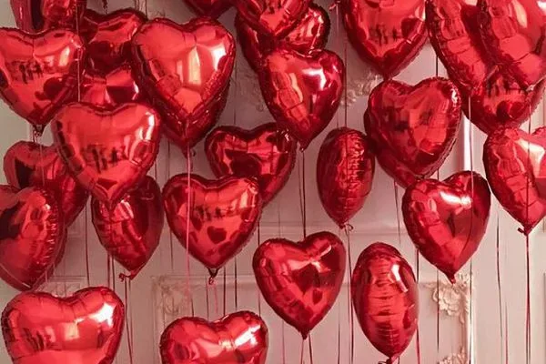 sevgililer günü kalp balon