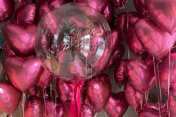 sevgililer günü kalp balon